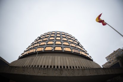 Fachada del Tribunal Constitucional en Madrid.