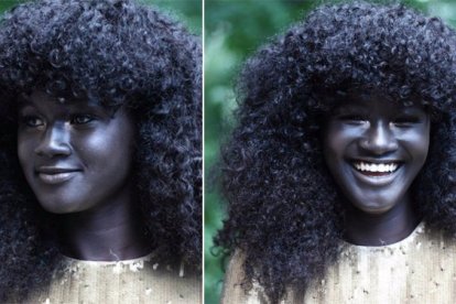 La modelo más negra del mundo reivindica la belleza del color de su piel