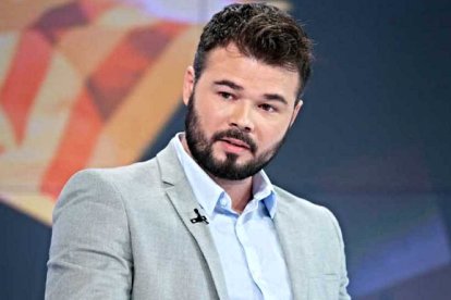 El diputado de ERC, Gabriel Rufián.