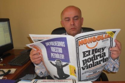 El editor de la revista Mongolia, Gonzalo Boye.