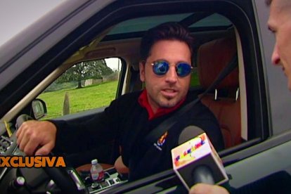 David Bustamante, en un programa de Telecinco.