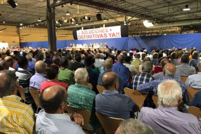 Última asamblea de Riegos de Levante donde se acordaron medidas de presión.