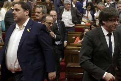 Junqueras y Puigdemont: ¿Caminos enfrentados?