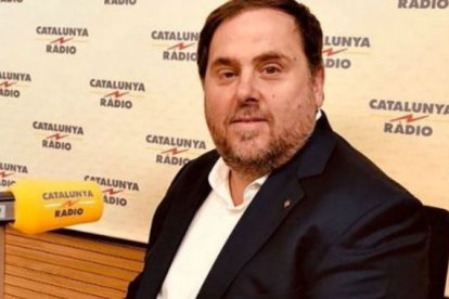 Oriol Junqueras, este viernes en Cataluña Radio.