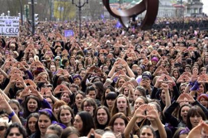 Manifestación en Bilbao.