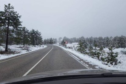 Nevada espectacular en la Sierra albaceteña de Alcaraz, que con el deshielo irá a parar al Segura.