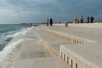 Este órgano del mar está en la bahía de Zadar, en Croacia.