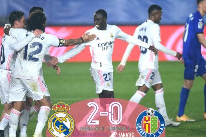 Real Madrid 2 – 0 Getafe: Mendy 'lerendi'