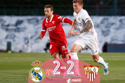 Real Madrid 2-2 Sevilla: Kroos amarra al Madrid a LaLiga