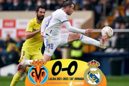 Villarreal 0 -0 Real Madrid: Bale abre una rendija