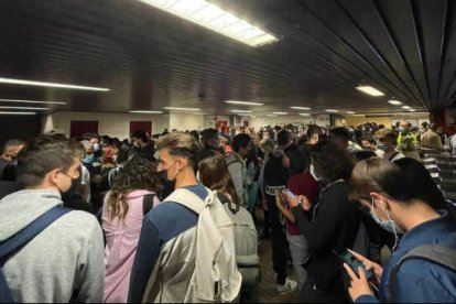 Aglomeración en Metrovalencia