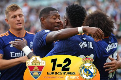 Elche 1 – 2 Real Madrid: Vinícius es más grande que Pulgarcito