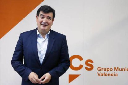 El portavoz de Ciudadanos de Ciudadanos en Valencia, Fernando Giner.