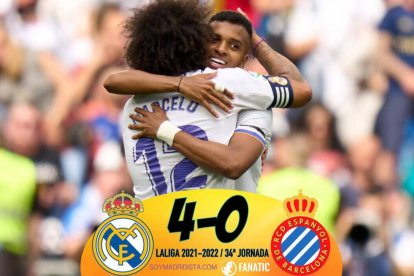 Real Madrid 4 – 0 Espanyol: El Madrid es campeón