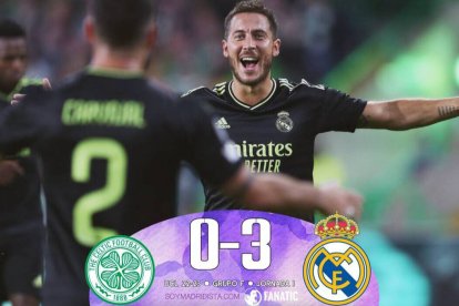 Celtic 0 – 3 Real Madrid: Un Edén para Hazard