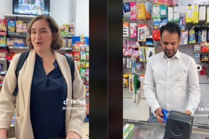 Imagen del vídeo de Ada Colau felicitando el Ramadán.