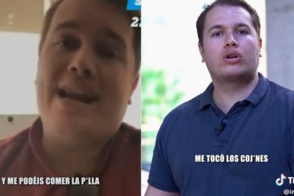 Roger, el joven que la lió durante su entrevista en el programa de Ana Rosa, dando explicaciones sobre lo sucedido.