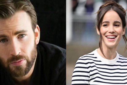 Chris Evans y Alba Baptista