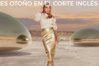 Elsa Pataky moda otoño-invierno para el Corte Inglés