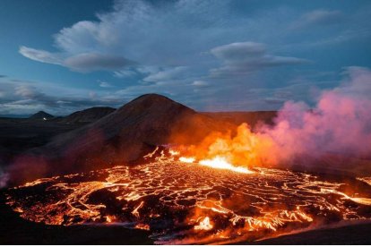 Erupción volcan Islandia