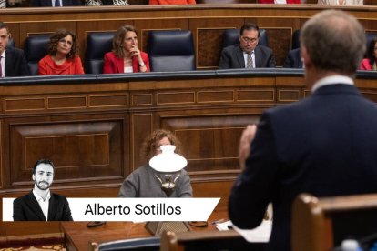 Núñez Feijóo y Pedro Sánchez en el Congreso