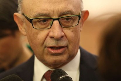 El ministro de Hacienda, Cristóbal Montoro