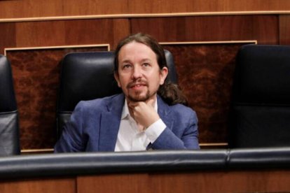 Pablo Iglesias en el Congreso de los Diputados