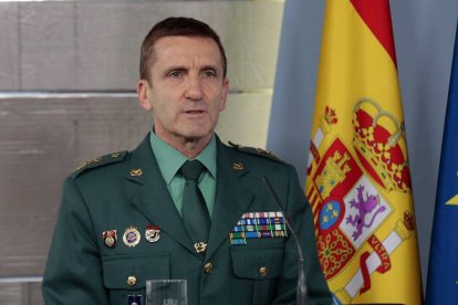 El Jefe del Estado mayor de la Guardia Civil, el general José Manuel Santiago