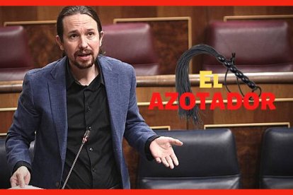 Pablo Iglesias, este miércoles en el Congreso