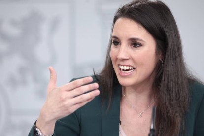 La ministra de Igualdad, Irene Montero