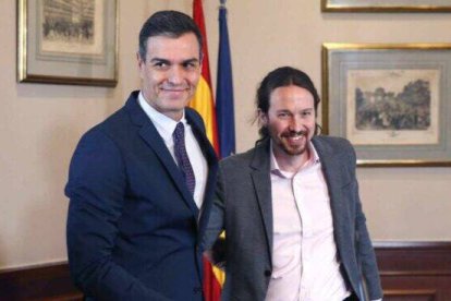 Pedro Sánchez y Pablo Iglesias