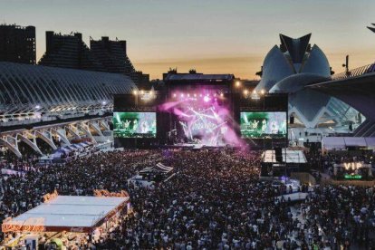 Imagen del festival Big Sound en la Ciutat de les Arts i les Ciències, misma ubicación donde se iba a celebrar el Diversity - 7TELEVALENCIA