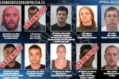 La Policía pide colaboración para localizar a los fugitivos ‘más buscados’