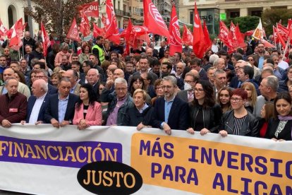 Elche respalda las reivindicaciones de 'Finançament Just’ para la Comunitat