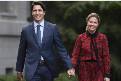 Justin Trudeau y Sophie Gregoire