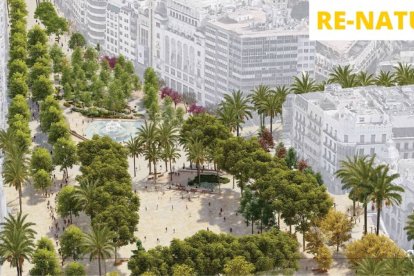 Imagen del actual proyecto para la remodelación del la plaza del Ayuntamiento - AYUNTAMIENTO DE VALENCIA