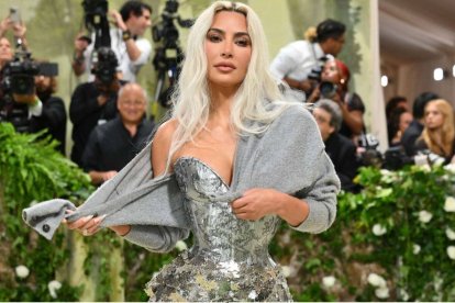 Kim Kardashian en la Met Gala 2024