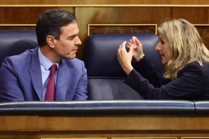 Pedro Sánchez y Yolanda Díaz