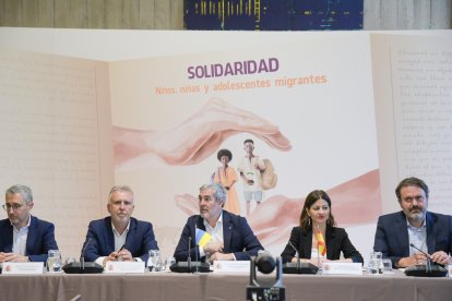 Imagen de la Conferencia sectorial celebrada en Tenerife por el reparto de menores migrantes no tutelados.