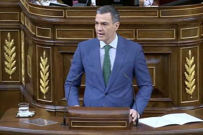 Pedro Sánchez comparece en el Congreso