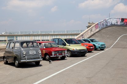 Fiat 125 anniversary in Turin, Italy