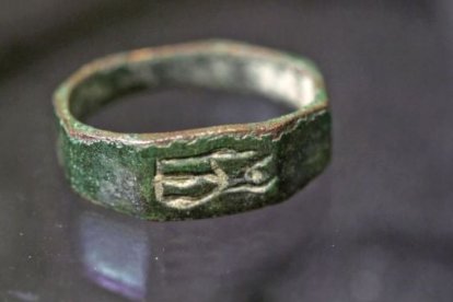 Anillo romano hallado en Israel