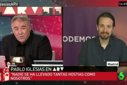 Iglesias reaparece para desmentir a Ferreras lo que le había "prometido" a Évole