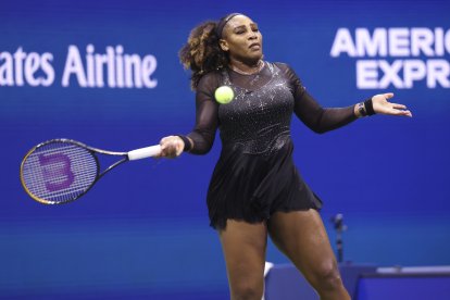 Serena Williams, en un partido del Open de Estados Unidos.