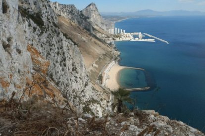 Vista del diseño del proyecto urbanístico en la zona este de Gibraltar.