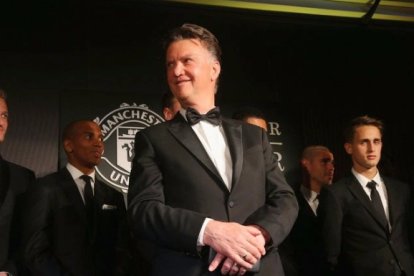 El entrenador del Manchester United, Louis Van Gaal.