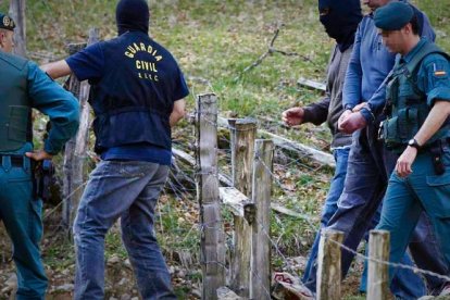 Imagen de una intervención de la Guardia Civil en Navarra.