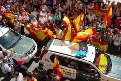 Despedida a la Guardia Civil en Huelva.