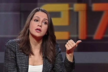 Inés Arrimadas, en TV3.