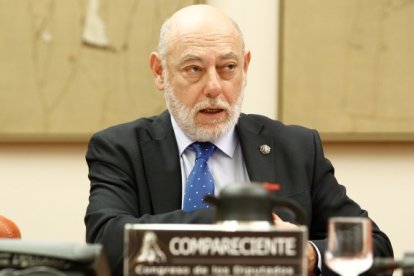 José Manuel Maza, compareciendo hace unas semanas en el Congreso (EP)